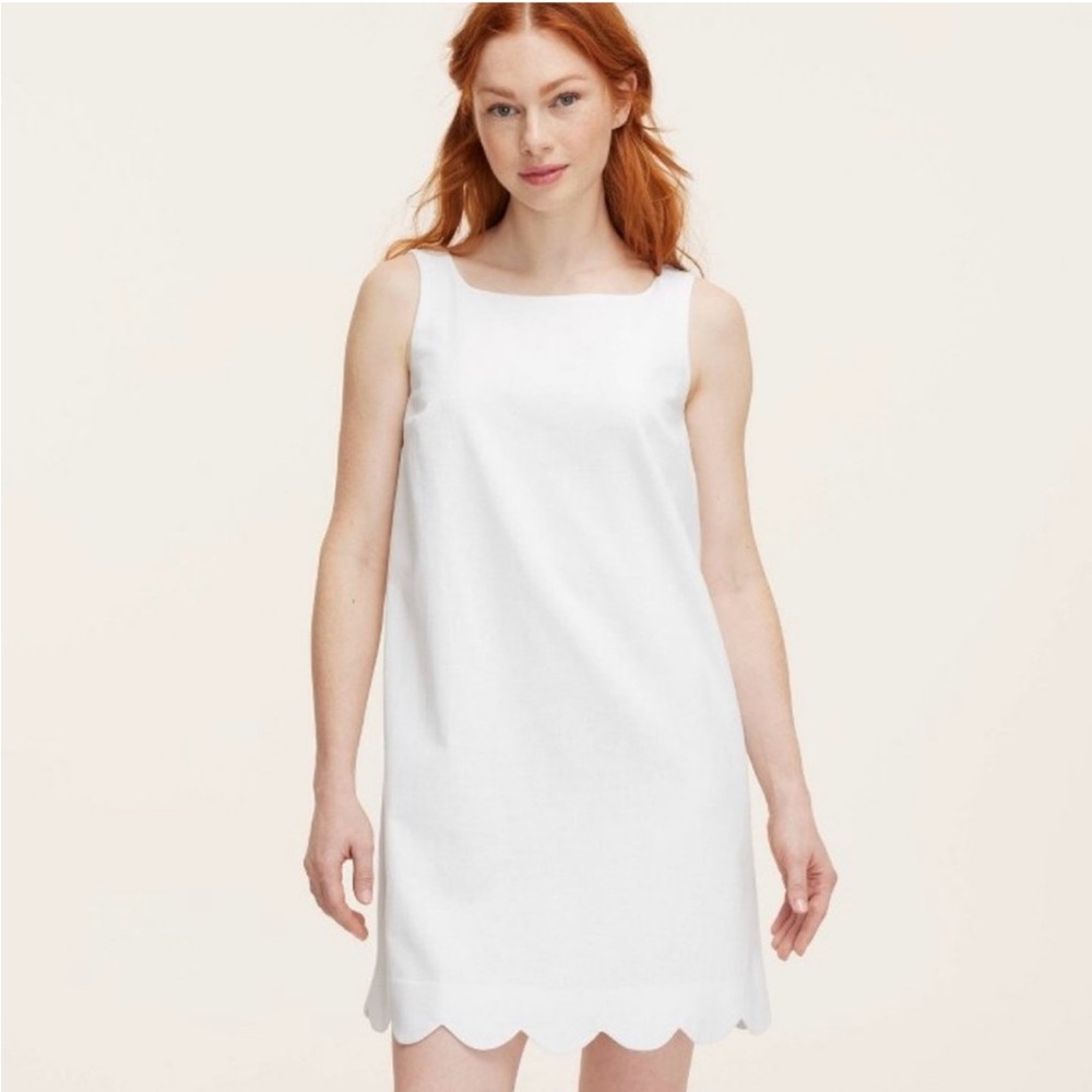 Kate spade Sleeveless Dress with Scalloped Hem